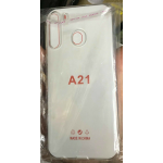 Clear Silicone TPU Gel Back Cover For Samsung Galaxy A21 SM-A215U Slim Fit and Sophisticated in Look